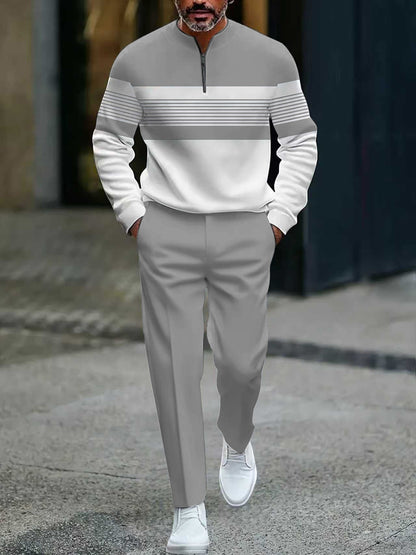 Timeless Zip-Neck Knit Sweater | Elvara House