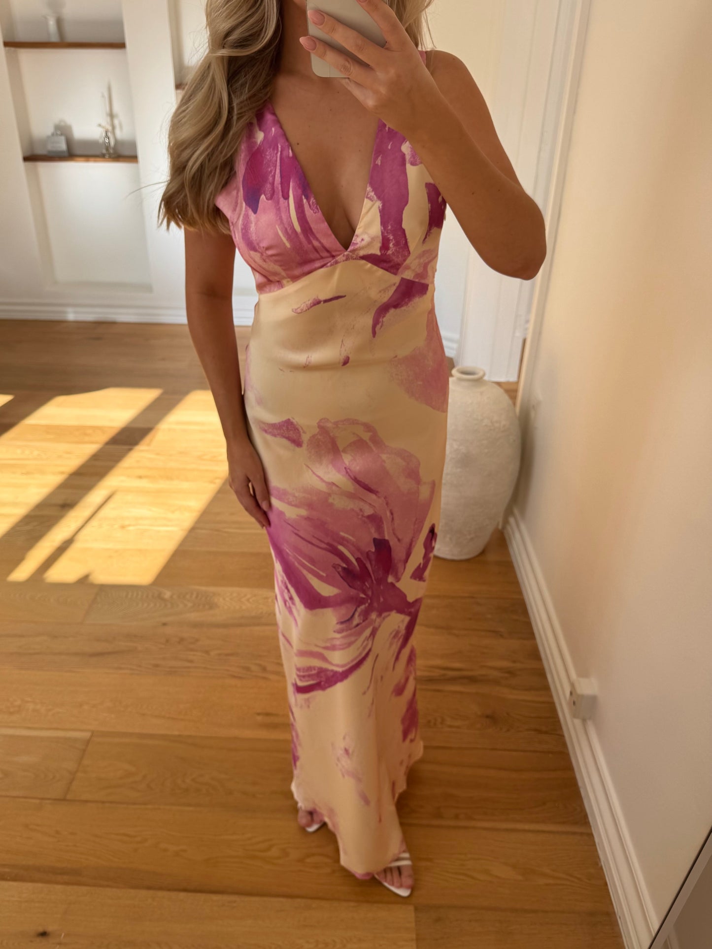 Cecilie kjole pastelgul