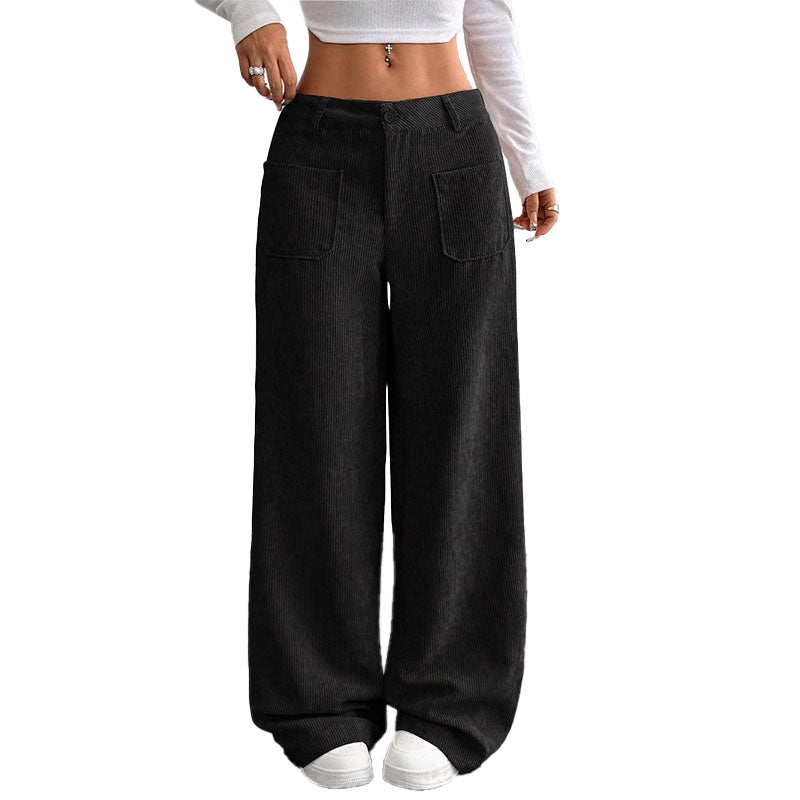 Pantalón Wide-Leg de Pana