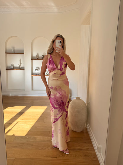 Cecilie kjole pastelgul