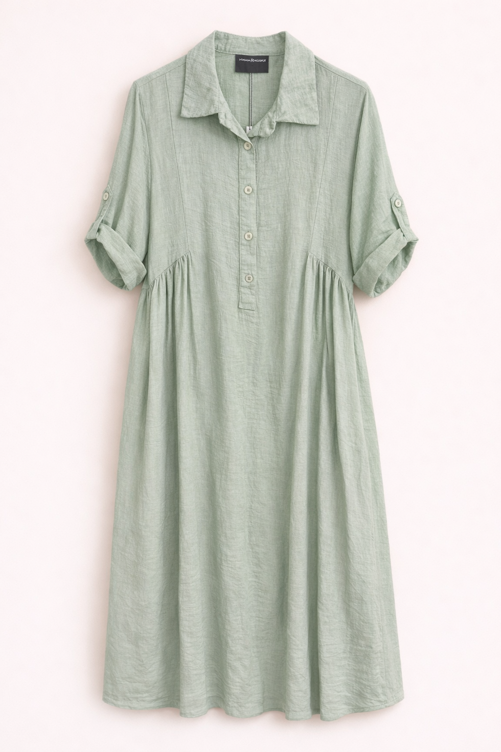 Maya dress sarge green