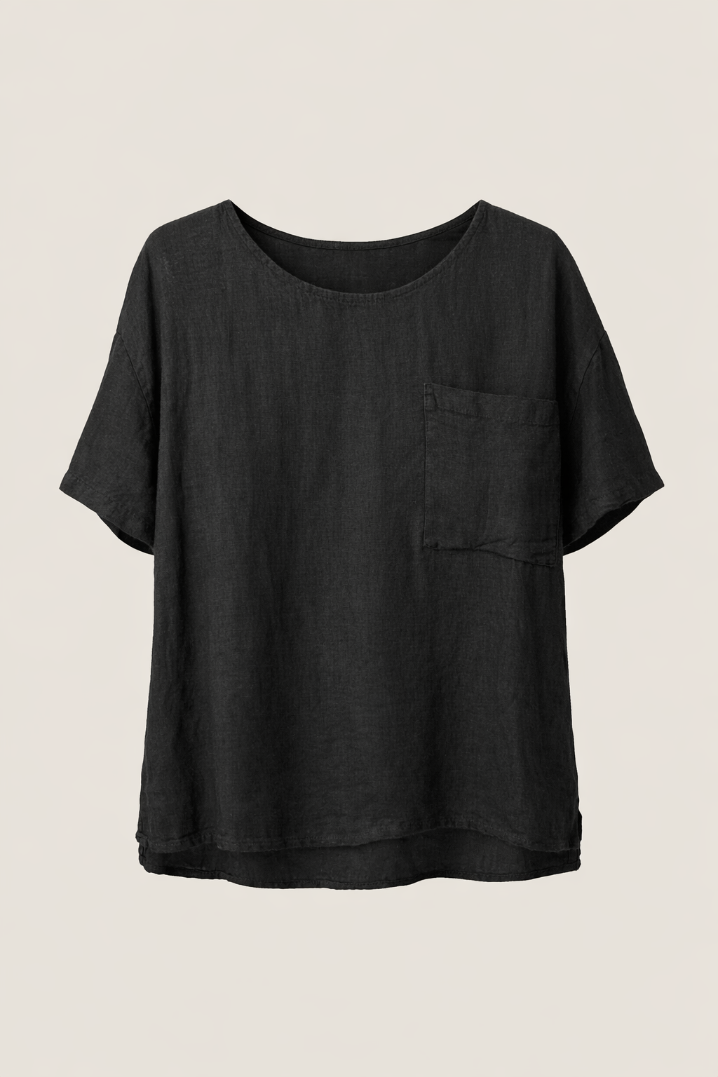 Emilia Linen Blouse black