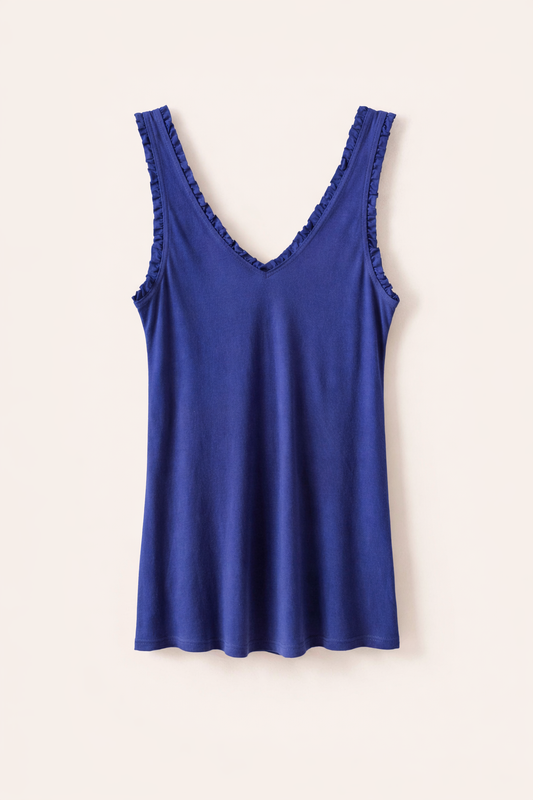 Top Clara Azul
