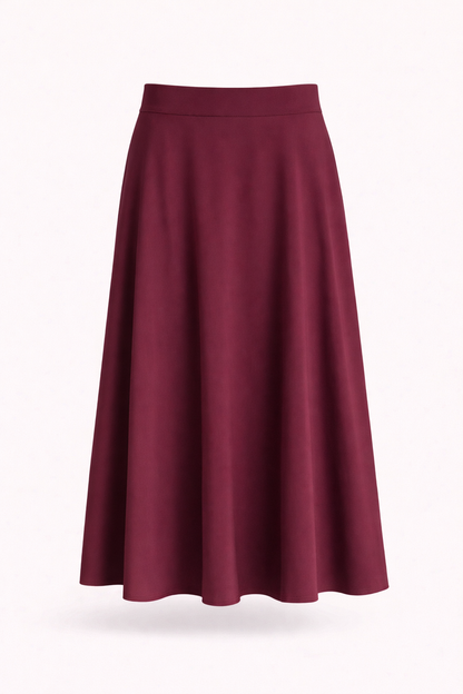 Sofia skirt burgundy
