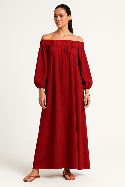 Kimberly Maxi Dress Red