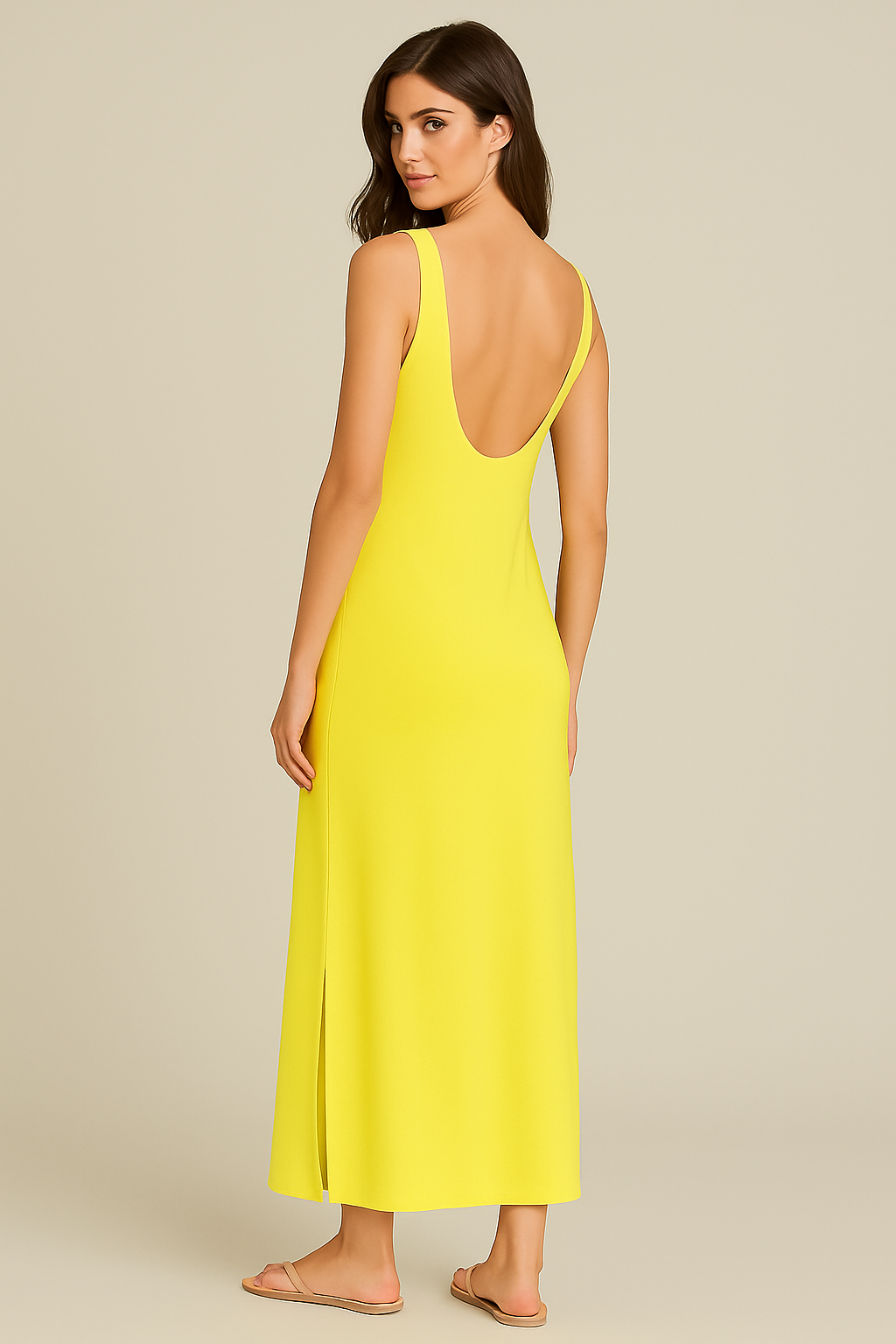 Aurora dress yellow