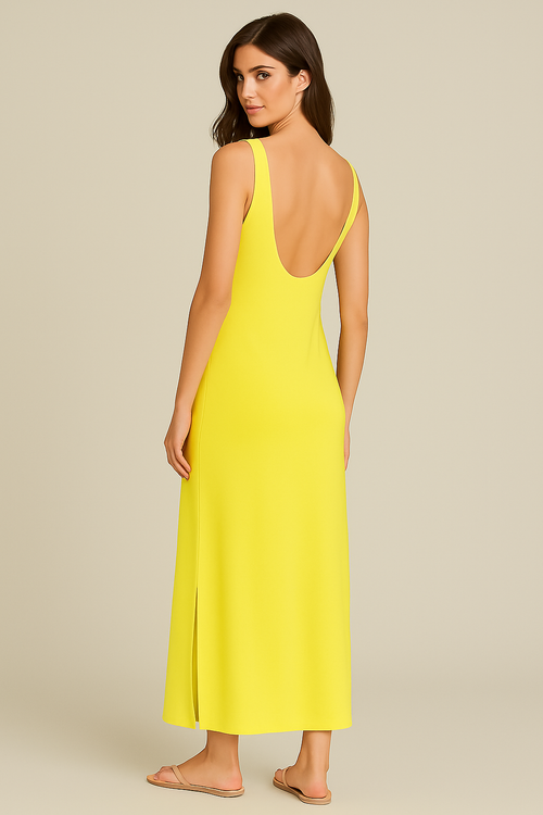 Aurora dress yellow