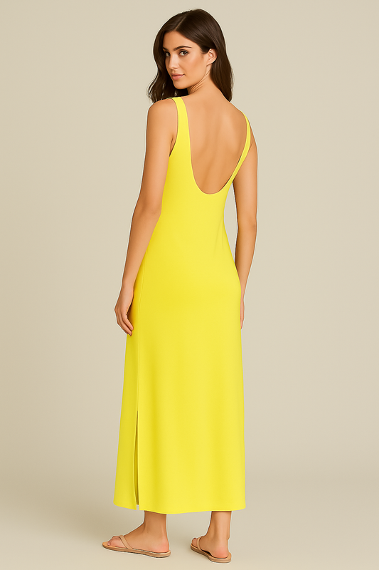 Aurora dress yellow
