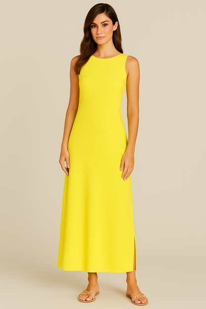 Aurora dress yellow