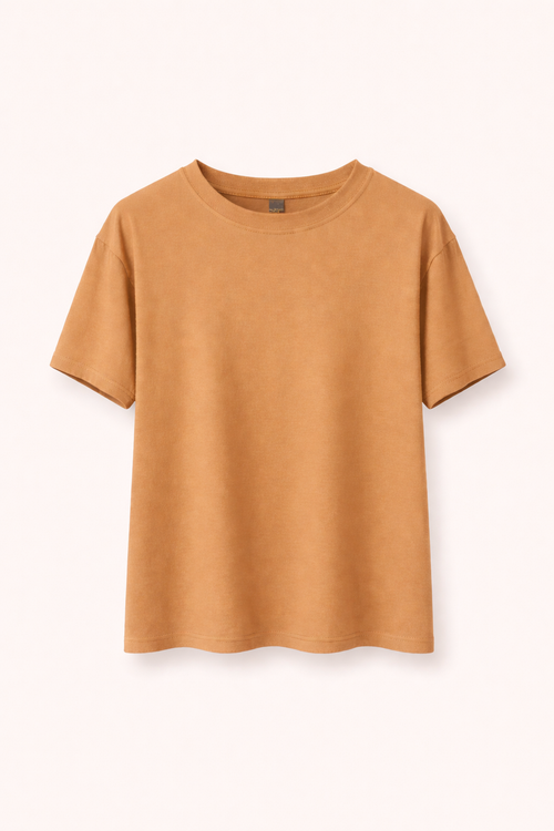 Emi t-shirt white golden sand