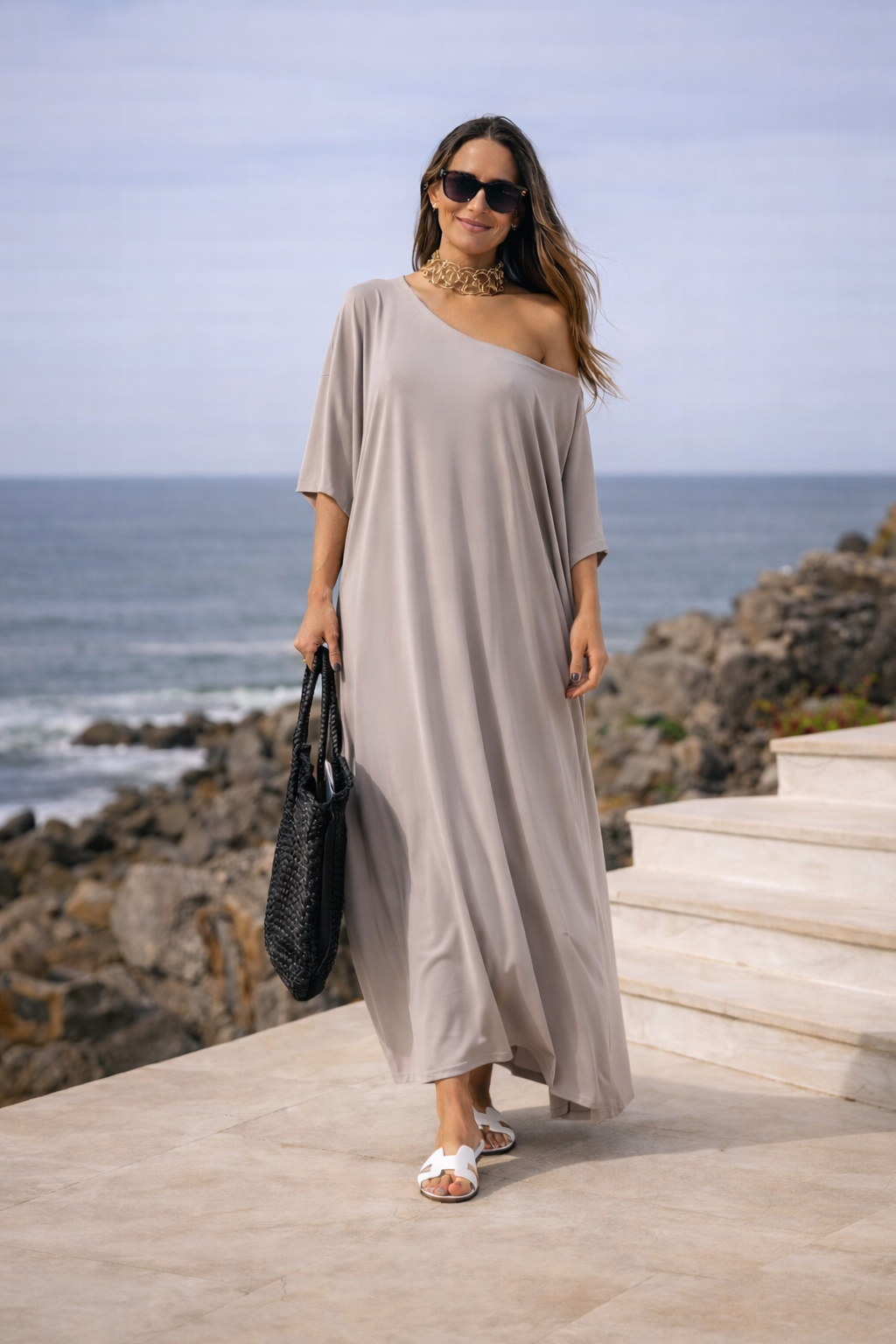 Marina Dress Taupe
