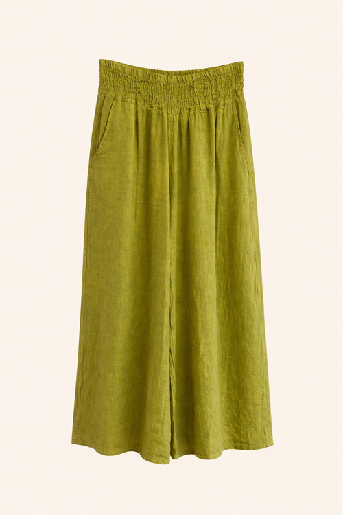 Bárbara linen pants pistachio