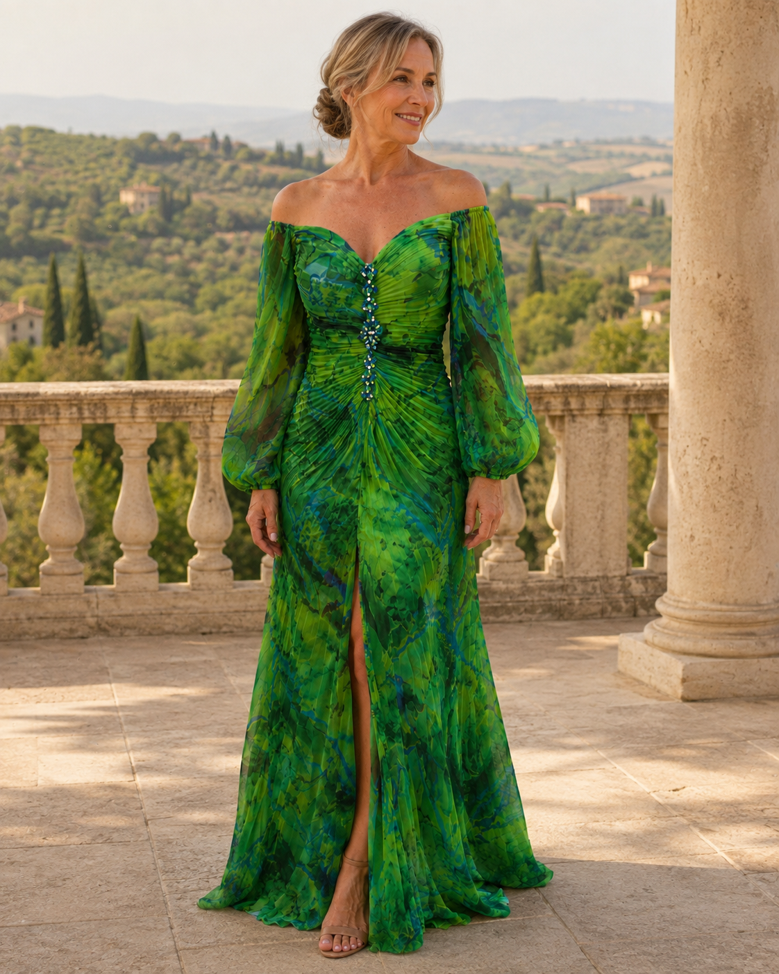 Gregoria | Off-Shoulder Maxi Dress