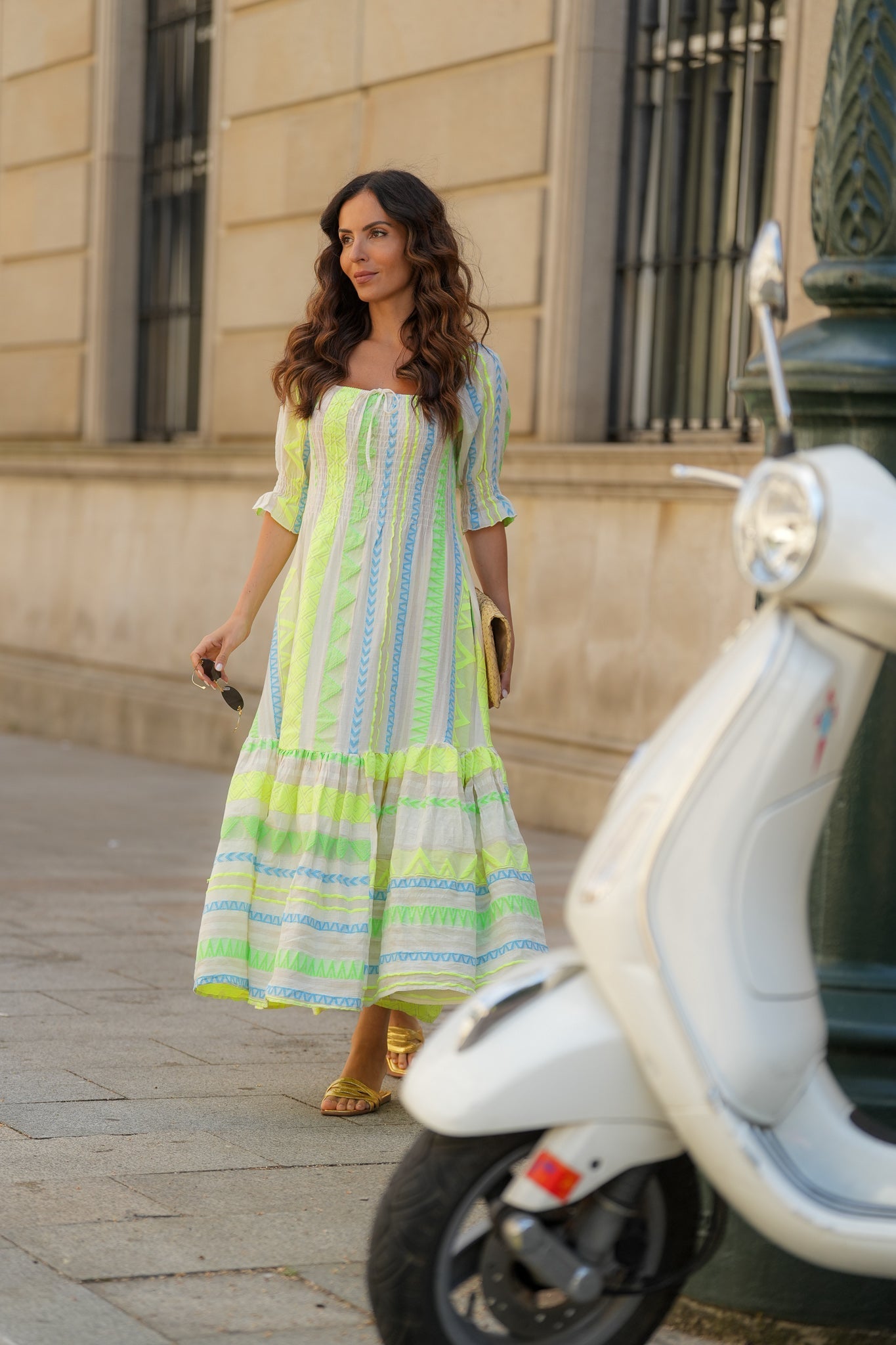 Jacquard Maxi Dress
