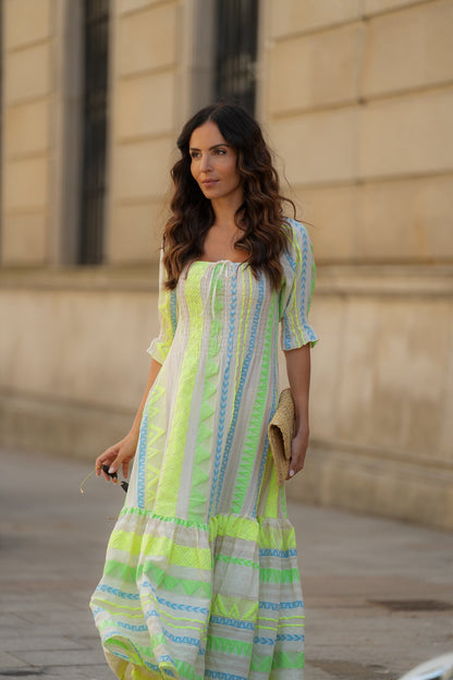Jacquard Maxi Dress