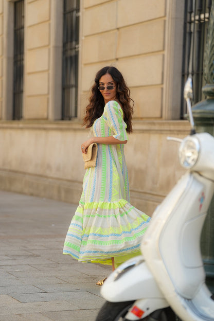 Jacquard Maxi Dress
