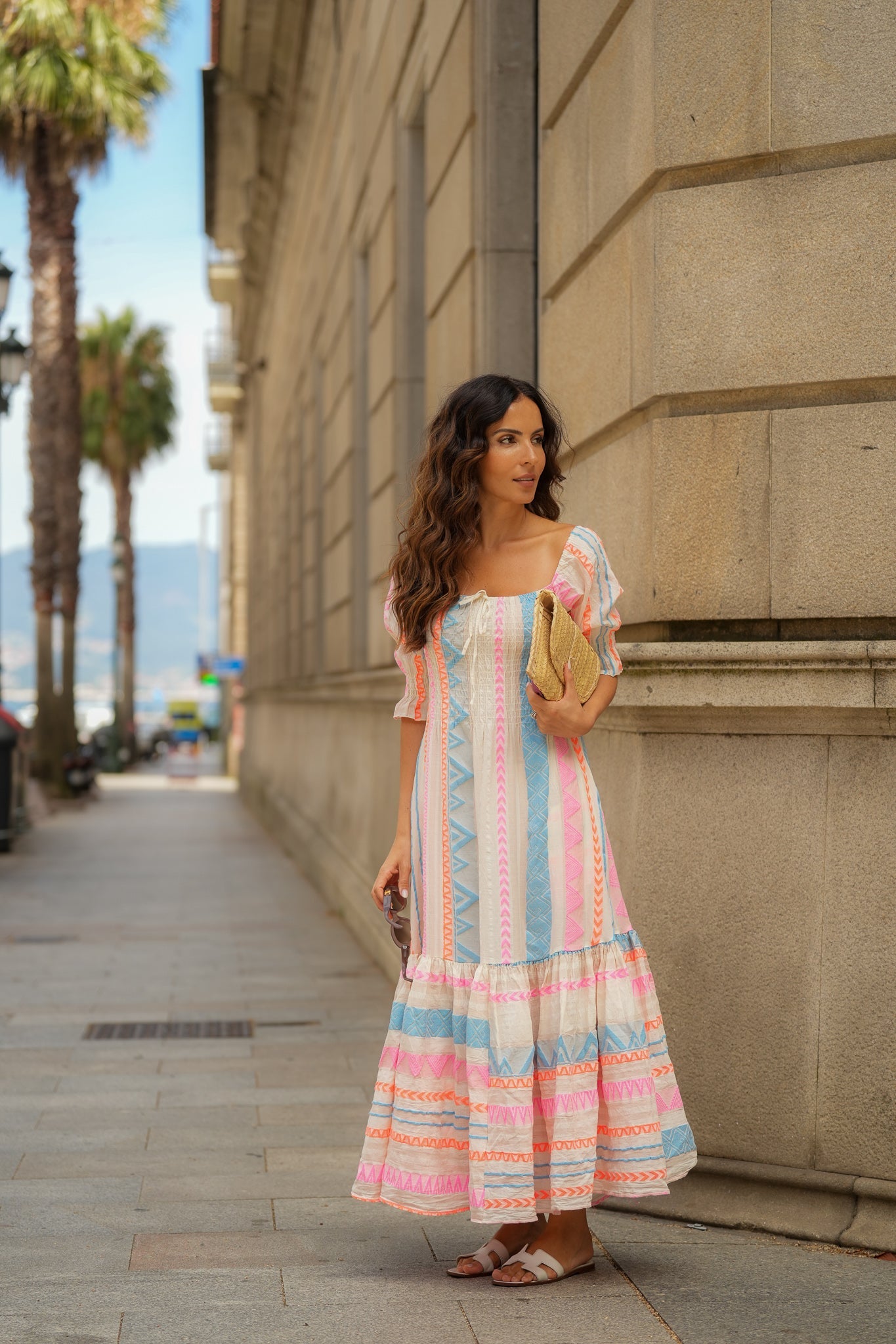 Jacquard Maxi Dress