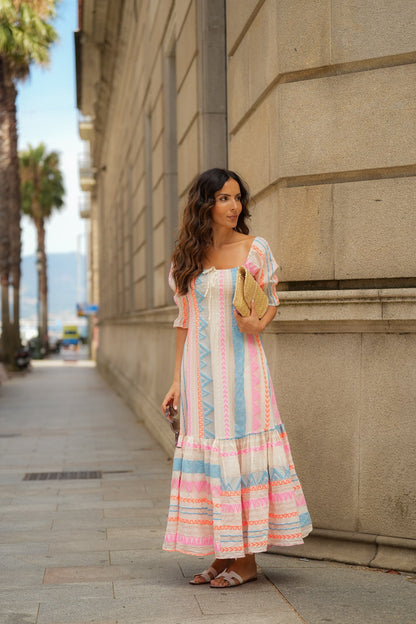 Jacquard Maxi Dress