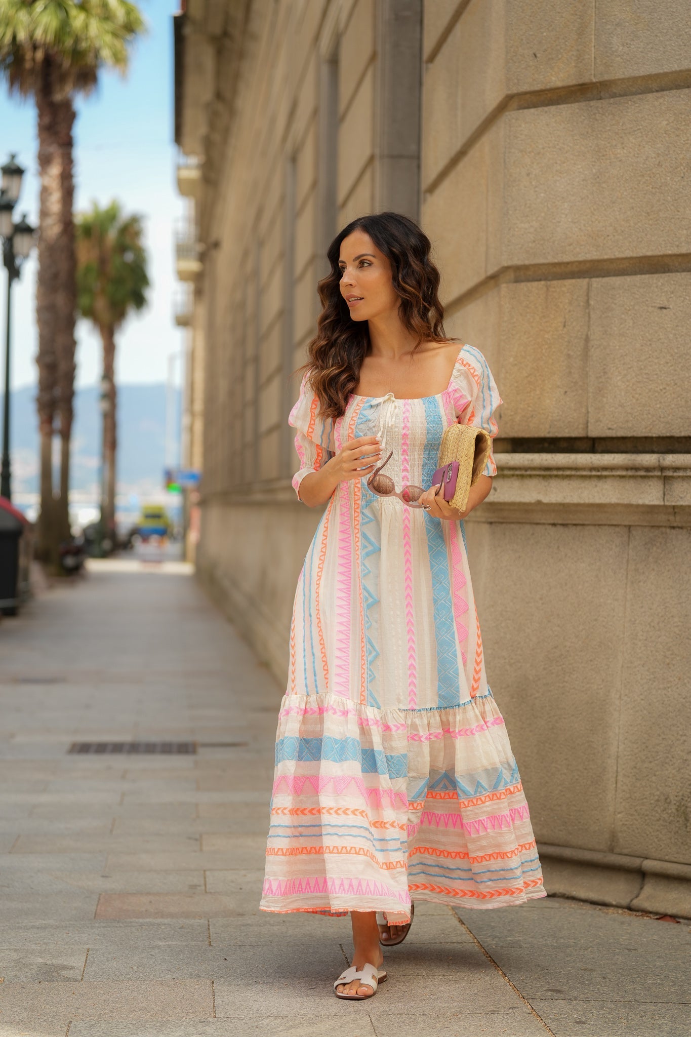 Jacquard Maxi Dress