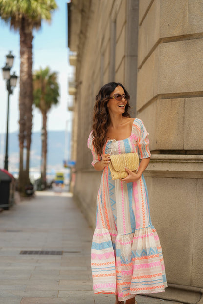 Jacquard Maxi Dress
