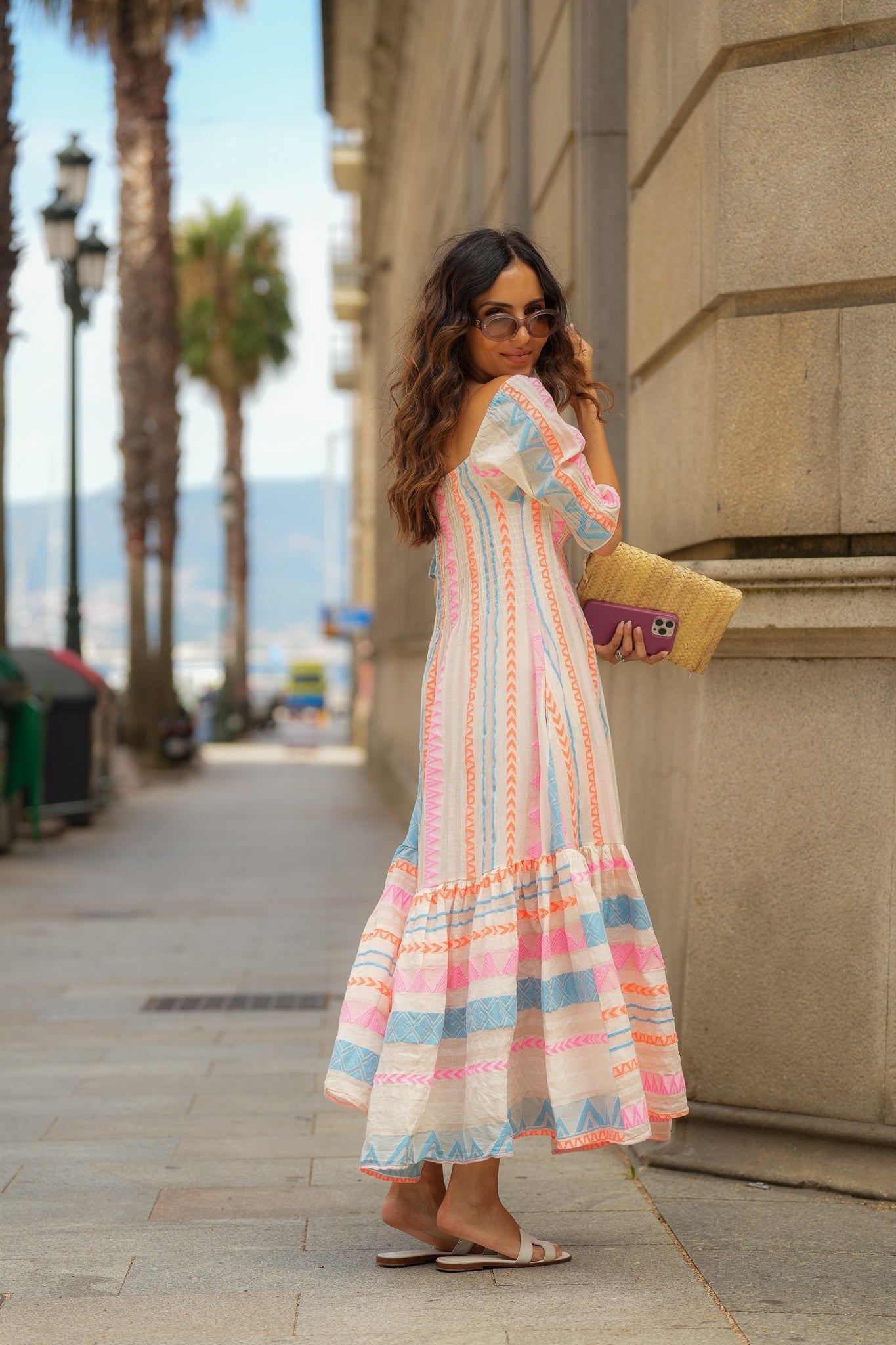 Jacquard Maxi Dress