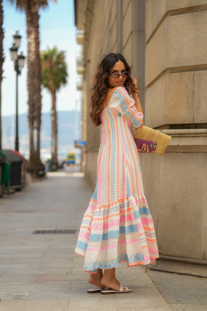 Jacquard Maxi Dress
