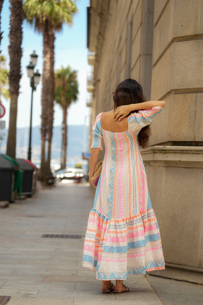 Jacquard Maxi Dress