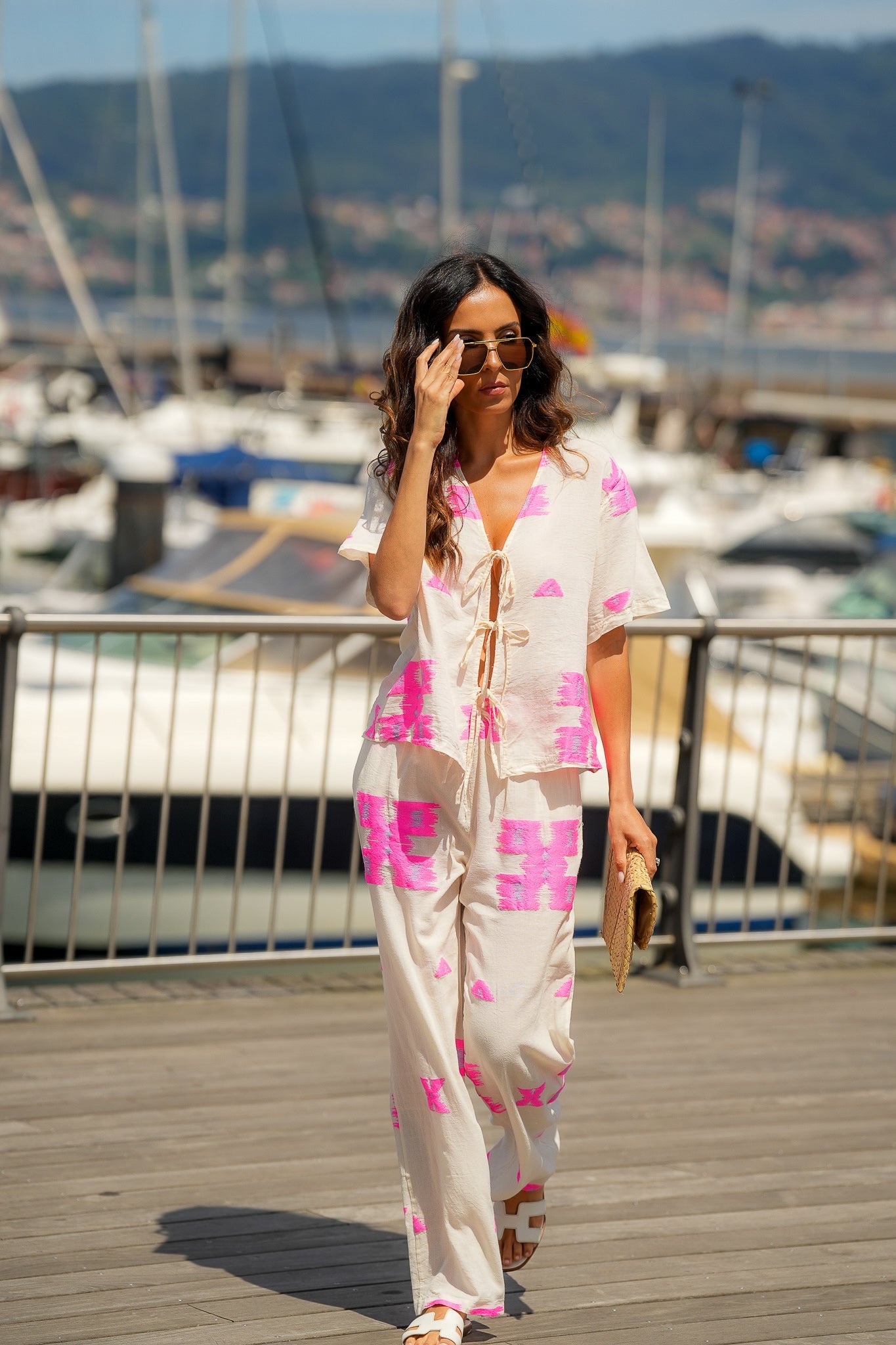 Jacquard Set Pink