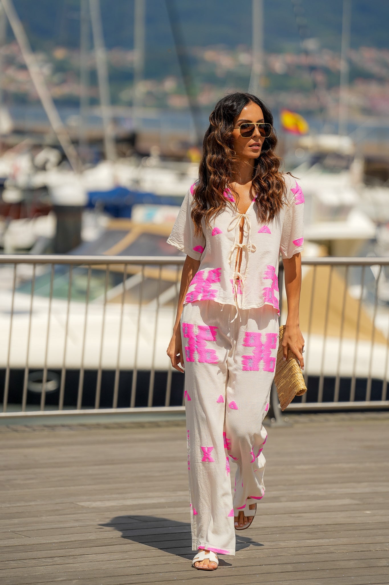 Jacquard Set Pink