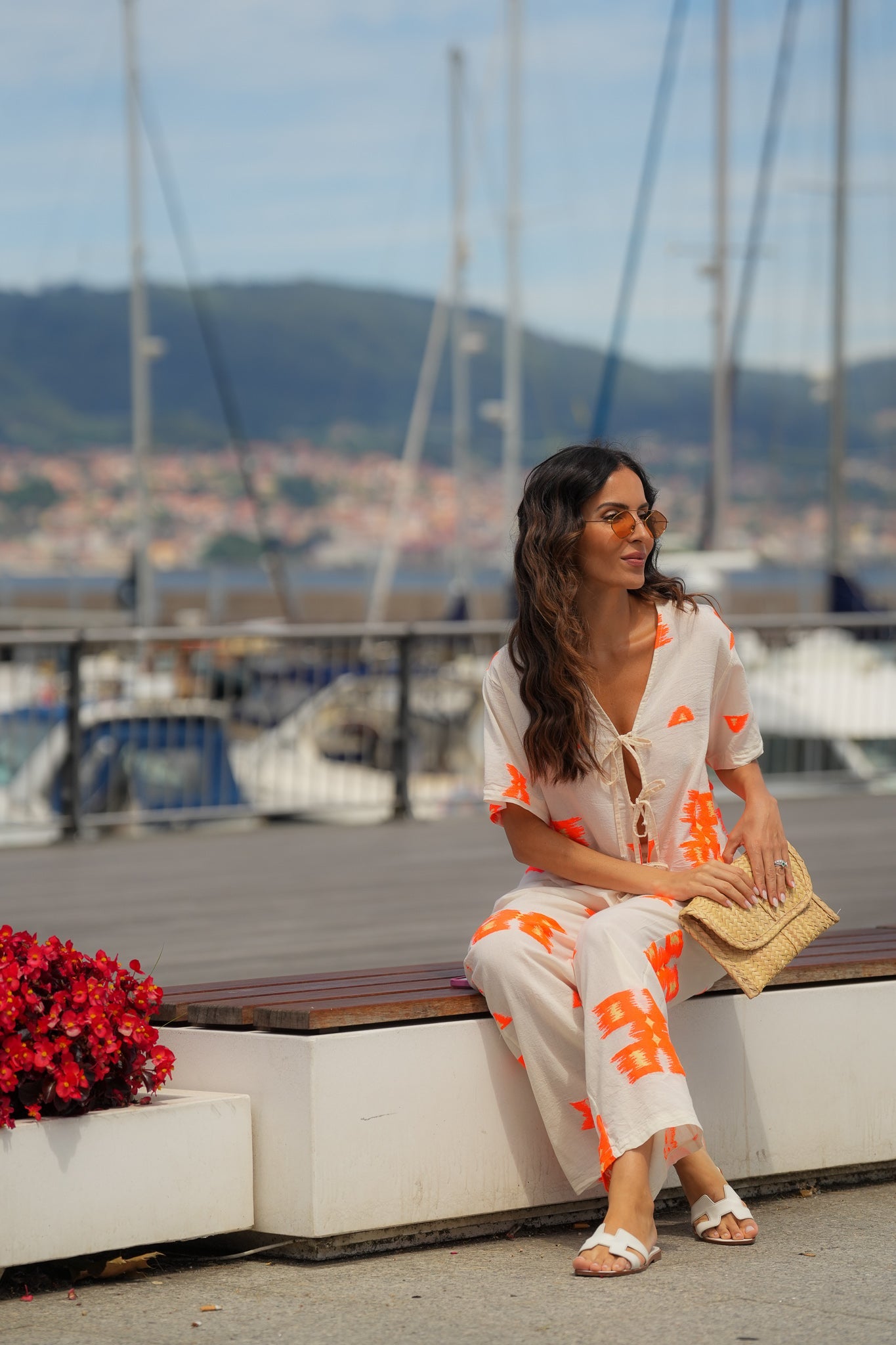 Jacquard Set Orange
