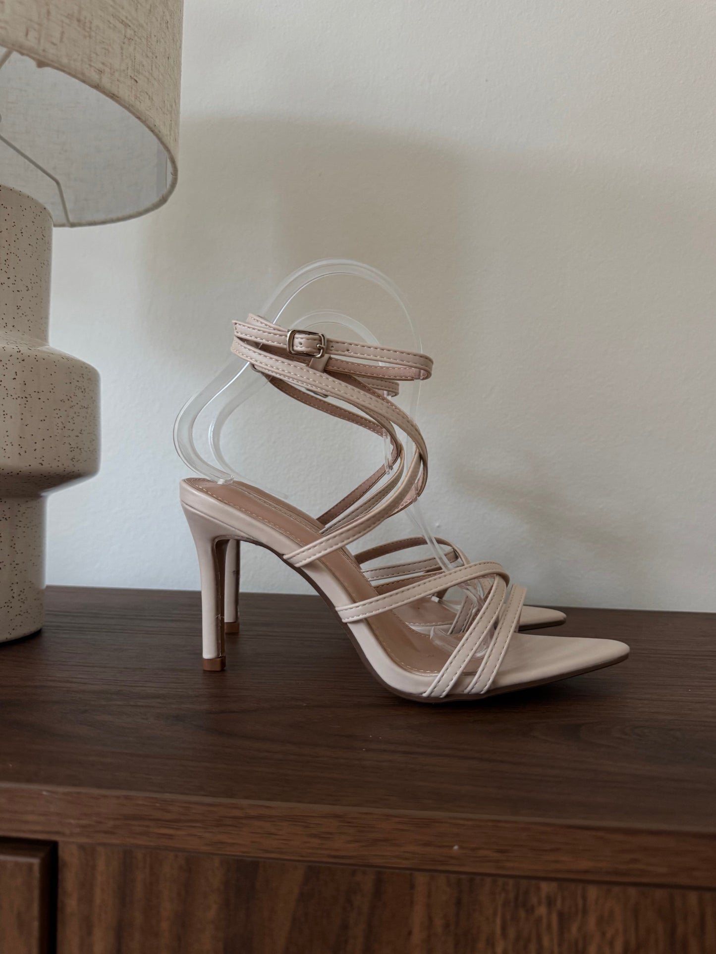 Tilda stiletter beige
