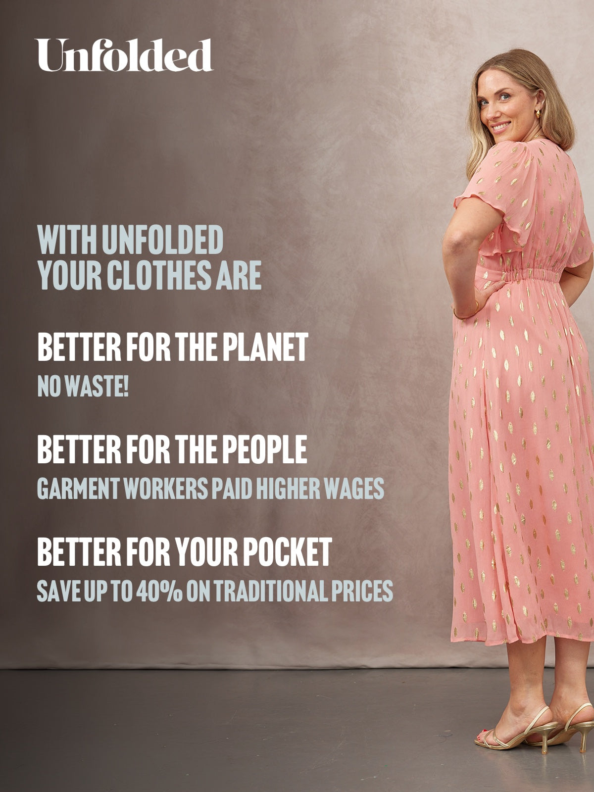Helena Lurex Dress - Pink & Gold