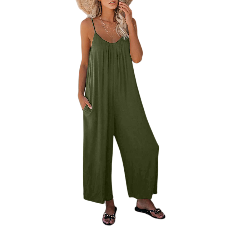 Peto Mono Wide-Leg Relajado