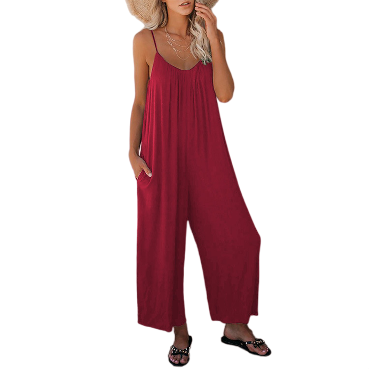 Peto Mono Wide-Leg Relajado