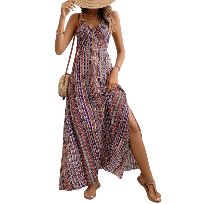 Vestido Largo Boho Estampado