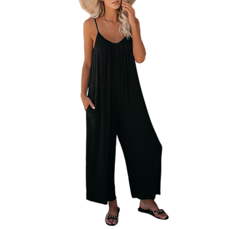 Peto Mono Wide-Leg Relajado