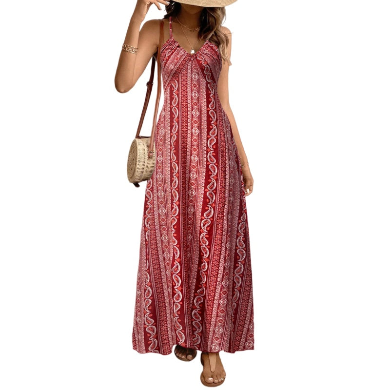 Vestido Largo Boho Estampado