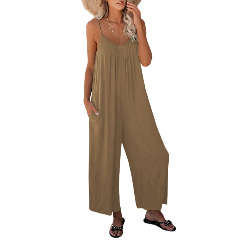 Peto Mono Wide-Leg Relajado