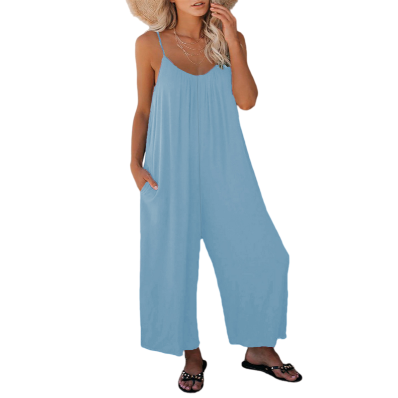 Peto Mono Wide-Leg Relajado