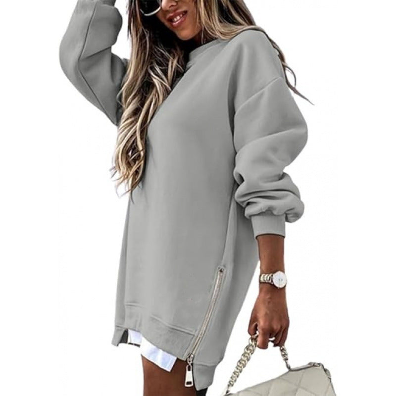 Sudadera Oversize con Detalle de Cremallera