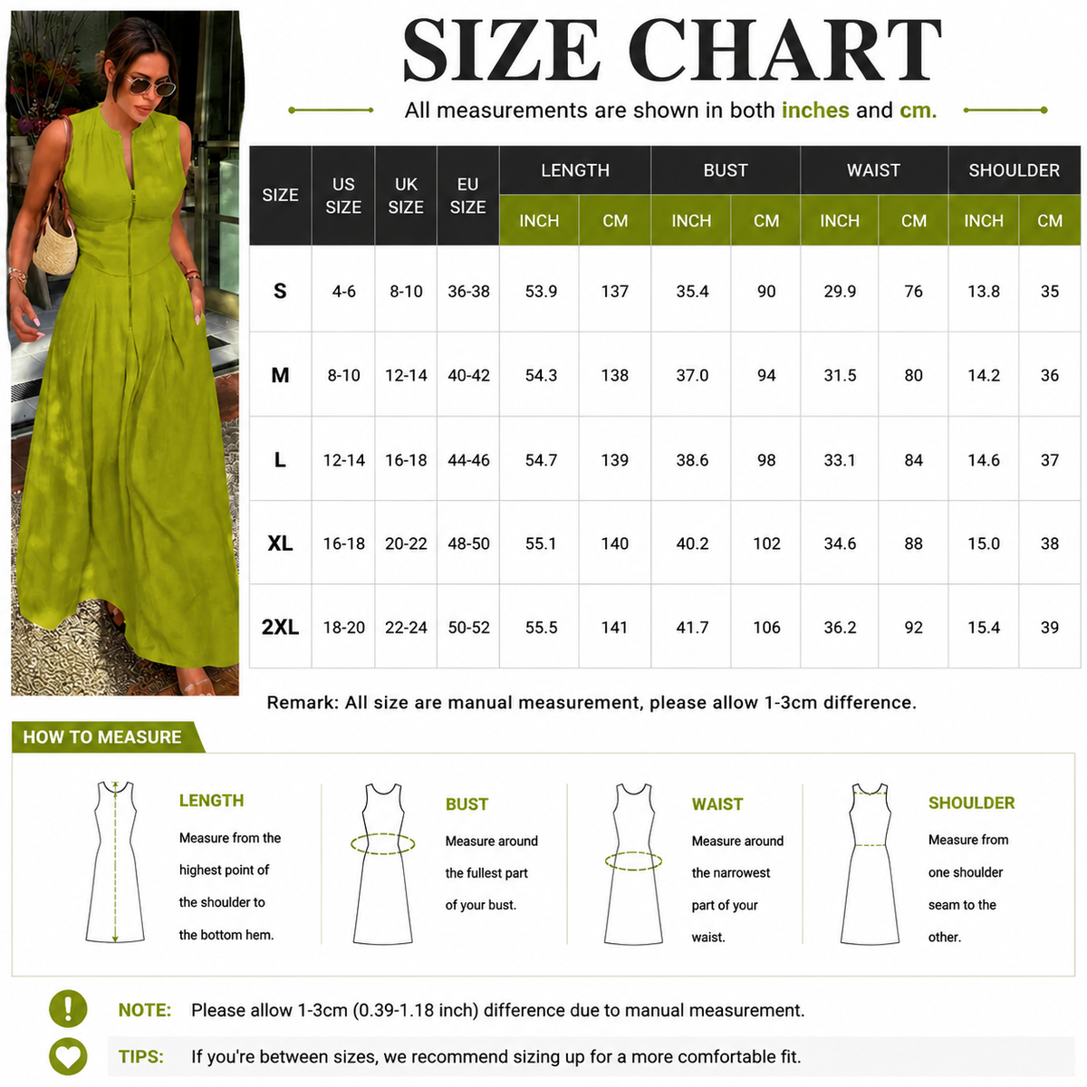 Vestido Largo con Cremallera Frontal