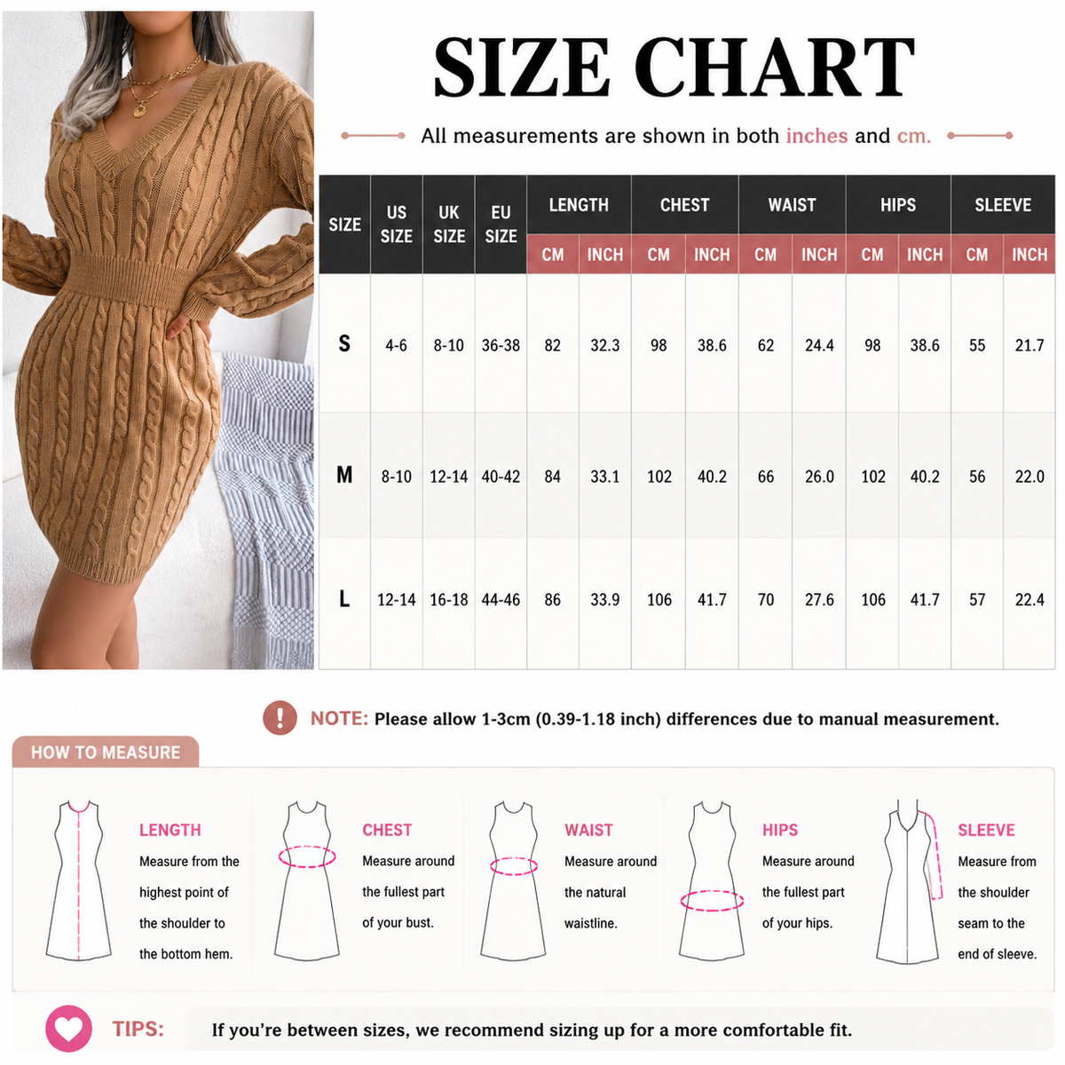 Vestido Corto de Punto Trenzado