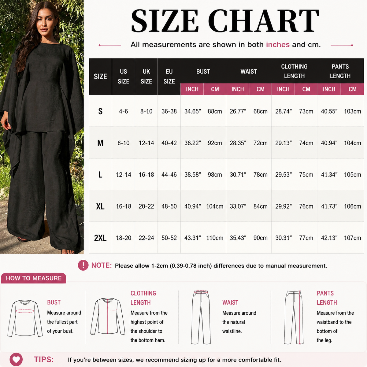 Conjunto Elegante Dos Piezas Oversize