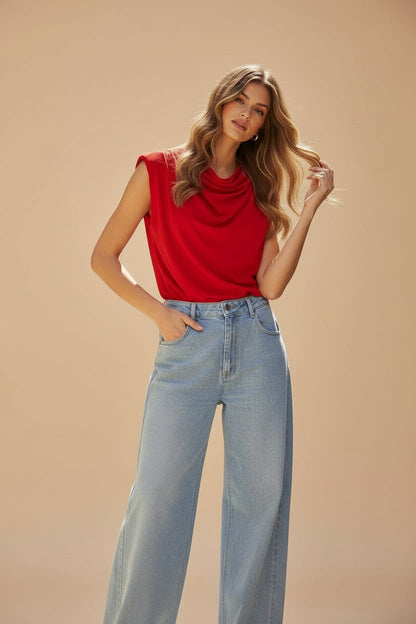 Elisa blouse red