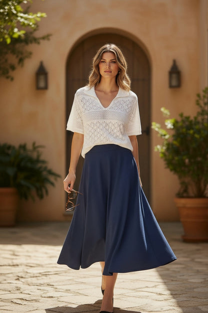 Sofia skirt navy