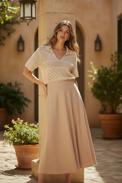 Sofia skirt beige