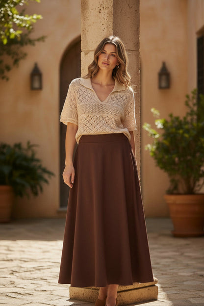 Sofia skirt cacau
