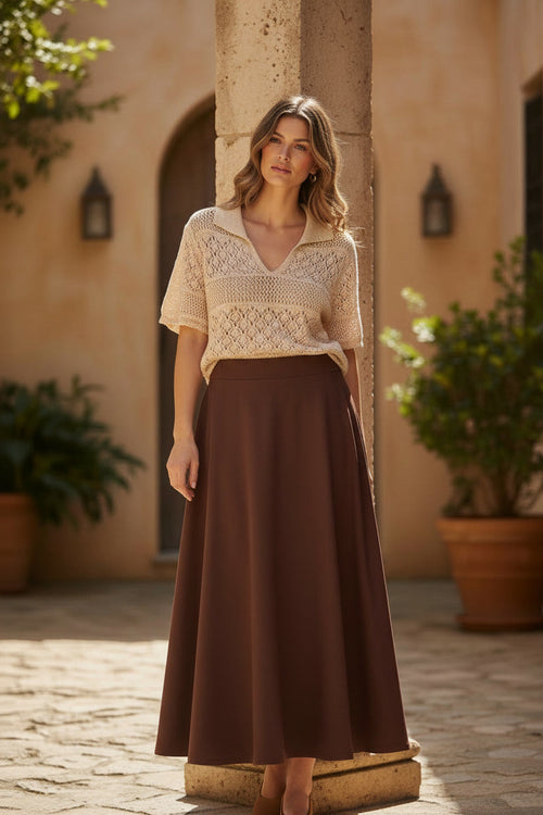 Sofia skirt cacau