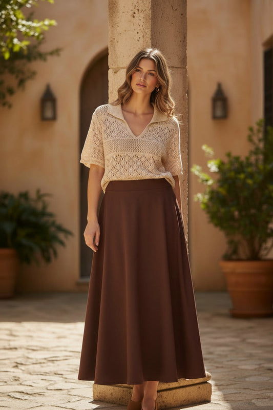 Sofia skirt cacau