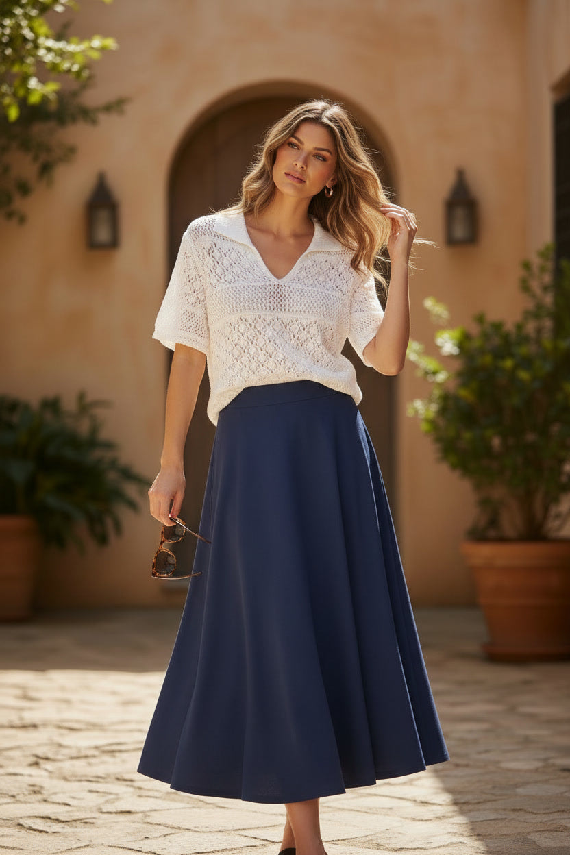 Sofia skirt navy